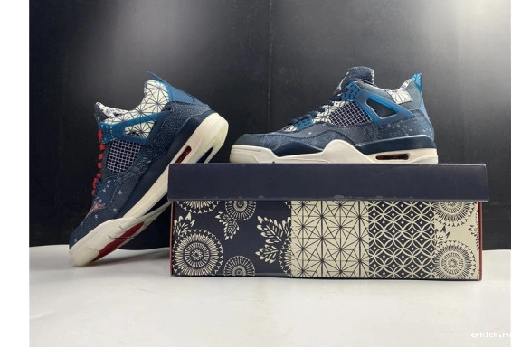 Rep EP Air 4 CW0898-400 Retro Jordan CW0898-400 Sashiko SE 0219